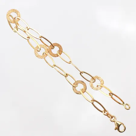 Armband 18cm, bredd: 8mm, 18K Vikt: 3,9 g