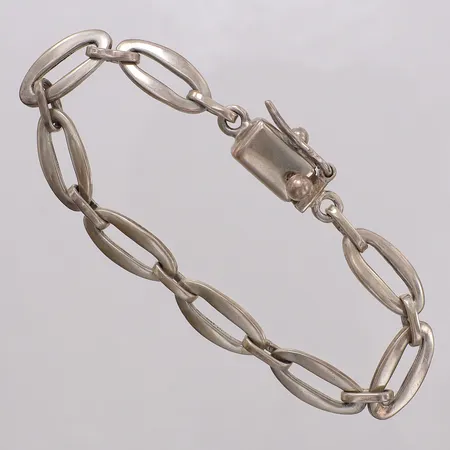 Armband längd 19cm, bredd 8,7mm, GFAB silver 925/1000 Vikt: 17,9 g