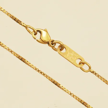 Kedja Venezia längd 39cm bredd 1,1mm 18K Vikt: 3,7 g
