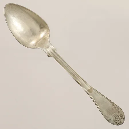 Sked längd ca 14cm år 1867 gravyr silver 830/1000 Vikt: 12,2 g