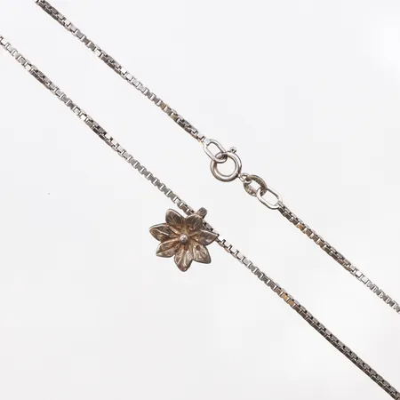 Kedja med hänge 49cm, bredd: 1,4mm, 925/1000 silver Vikt: 6,2 g