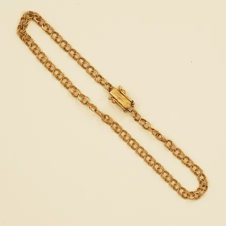 Armband Bismarck längd 19cm bredd 3,1mm 18K Vikt: 2,9 g