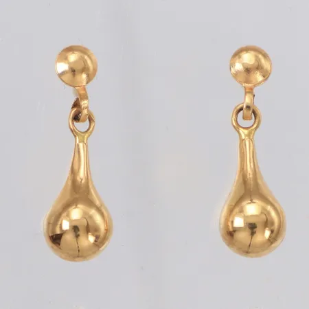 Örhängen droppar längd 19mm, bredd 5,8mm, 18K Vikt: 1,4 g