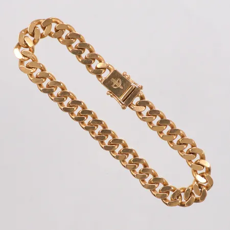 Armband Pansar massiv längd 18cm, bredd 7,2mm, Balestra, 18K Vikt: 32,1 g