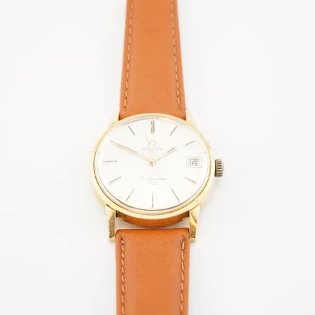 Herrur Omega Seamaster G/S, manuell, ca 33mm, repor på glas