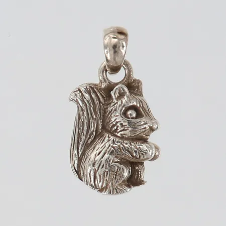 Hänge ekorre längd 11,5mm bredd 10mm silver 925/1000 Vikt: 1,5 g
