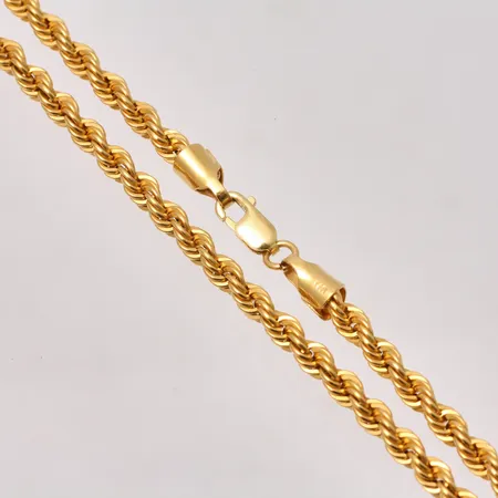 Kedja Cordell, längd ca 46cm, bredd ca 3,2mm, 22K, 6,25g.