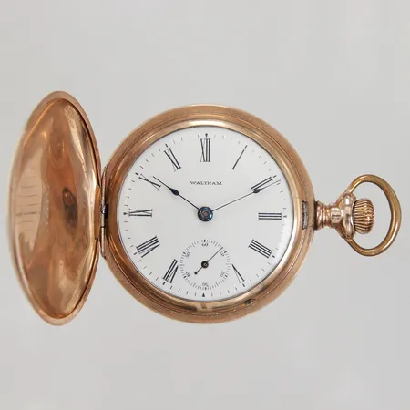 Savonett/Fickur American Waltham Watch Co, doublé, liten sekundvisare, Ø55mm, boettnummer: 1305255, verknummer: 9274766, gravyr, repor
