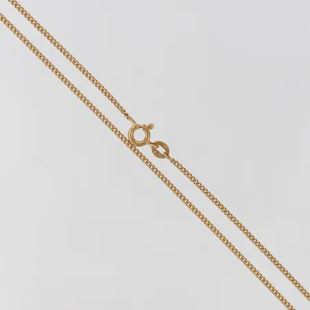 Kedja Pansar 41,5cm bredd 1,3mm 18K Vikt: 3,3 g