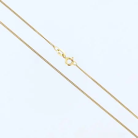 Kedja pansar 50cm bredd 1mm, 18K Vikt: 2,9 g