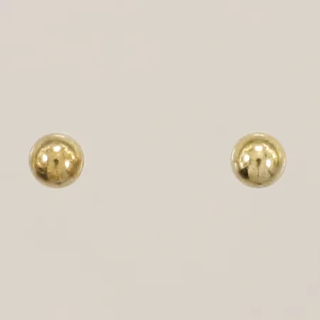 Örhängen Ø5,0mm buckliga förgyllt silver 925/1000 Vikt: 0,6 g
