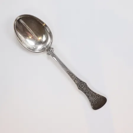 Matsked längd 17cm gravyr silver 830/1000 Vikt: 36,4 g