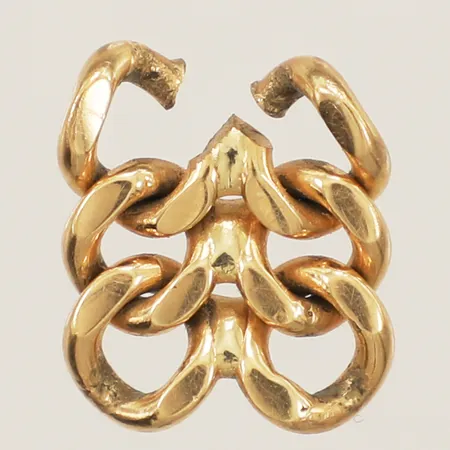 Guldbit 15x13mm 18K Vikt: 2,9 g