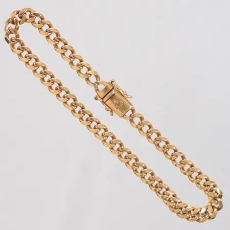 Armband Balestra Pansar längd ca 20cm, bredd 5mm, 18K Vikt: 16,4 g