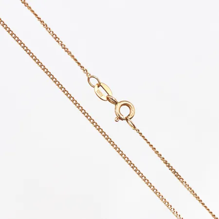 Kedja pansarlänk 50,5cm, bredd: 1,1mm, italienska stämplar, 18K Vikt: 2,6 g