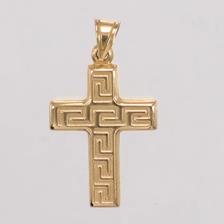 Hänge kors längd 3,5cm, bredd 19,8mm, 18K Vikt: 2 g