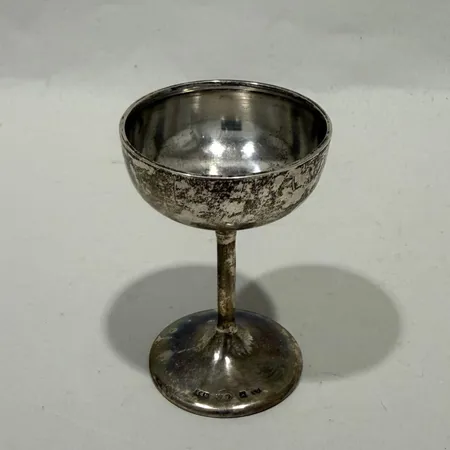 Pokal höjd 6,5cm Davidssons Metalltryckeri&Nysilve år 1924 Kristianstad personlig gravyr silver 830/1000 Vikt: 20,7 g