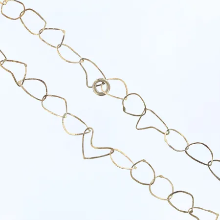 Collier längd ca 80cm, ostämplad silver 830/1000 Vikt: 23,4 g