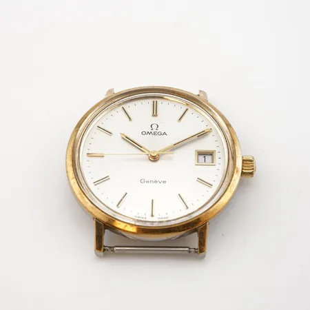 Herrur Omega Genéve, manuell, G/S, ca 35mm