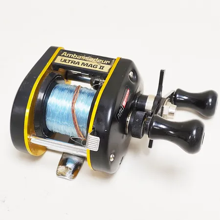 Fiskerulle Ambassadeur Ultra Mag 2, built by ABU Sweden, bruksslitage