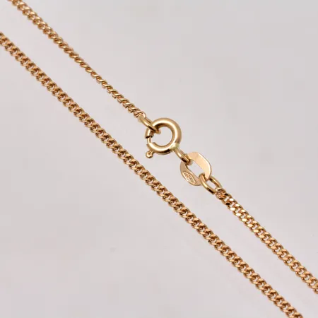 Kedja 50cm Pansar bredd 1,6mm, Balestra, 18K guld, 5,14g.
