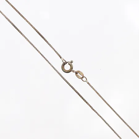 Kedja venezia 43cm, bredd: 0,8mm, Guldfynd, 925/1000 silver Vikt: 1,6 g