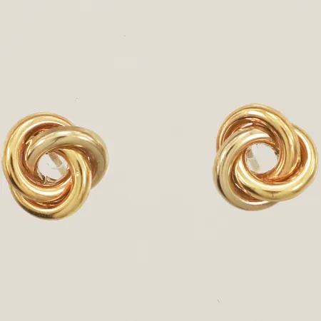 Örhängen Ø9,8mm trefärgat 18K 1,2g Vikt: 1,2 g