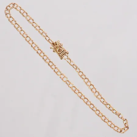 Armband Bismarck längd 20cm, bredd 3,0mm, skadade länkar, 18K Vikt: 0 g