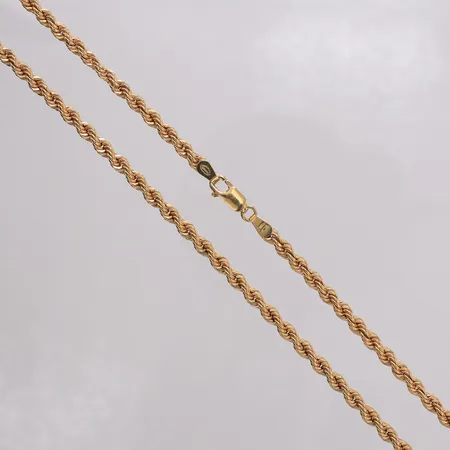 Kedja Cordell längd ca 51cm, bredd 3,8mm. 18K Vikt: 9,4 g