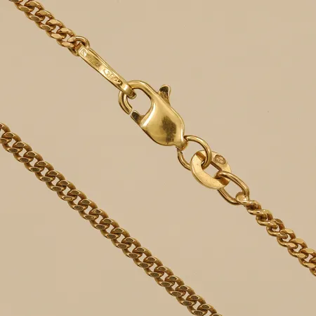 Kedja Pansar längd ca 50-53,5cm bredd ca 2mm justerbar Unoaerre 18K Vikt: 9,5 g