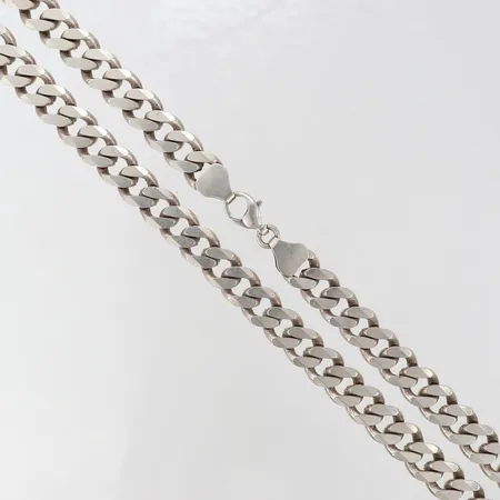 Kedja Pansar längd 51,5cm bredd 11,5cm Silver 925/1000. Vikt: 108,2 g