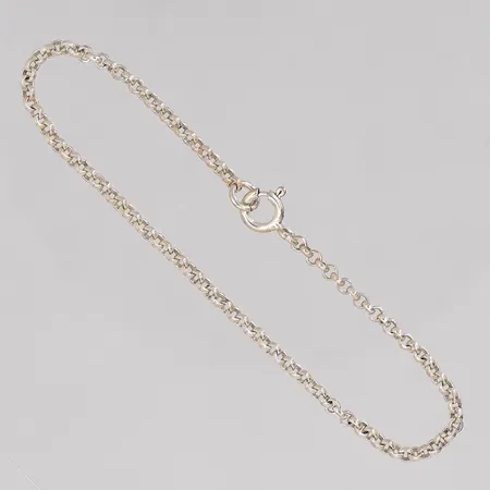 Armband Ärtlänk längd 18cm bredd 2,6mm silver 925/1000 Vikt: 3 g