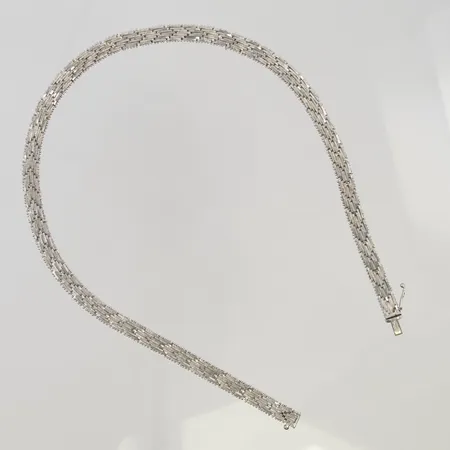 Collier 40cm bredd:7,1mm silver s835/1000 33,6g.