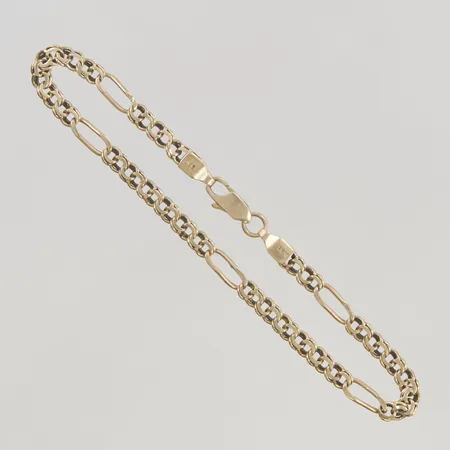 Armband 20,5cm bredd:4,1mm 14K 6,0g.