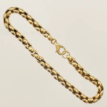 Armband 18,5cm bredd 4,7mm 18K Vikt: 14,2 g