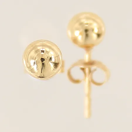 Örhängen kulor 14x5mm GHA 18K Vikt: 0,4 g