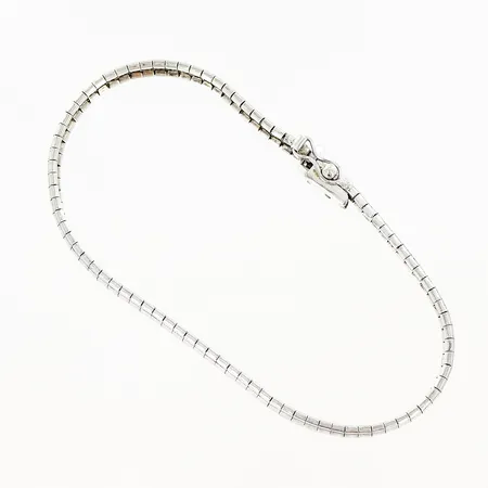Armband 18,5cm bredd 6mm svensk importstämpel silver 835/100012 Vikt: 12 g