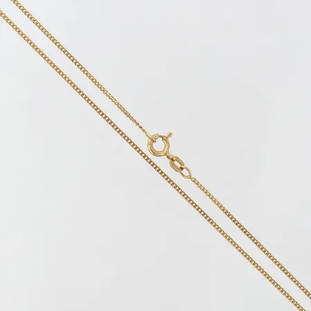 Kedja Pansar längd 46,5cm bredd 1,3mm 18K. Vikt: 3,4 g