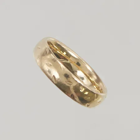 Ring stl 17¾ bredd:5,0mm ihålig 18K 1,9g.