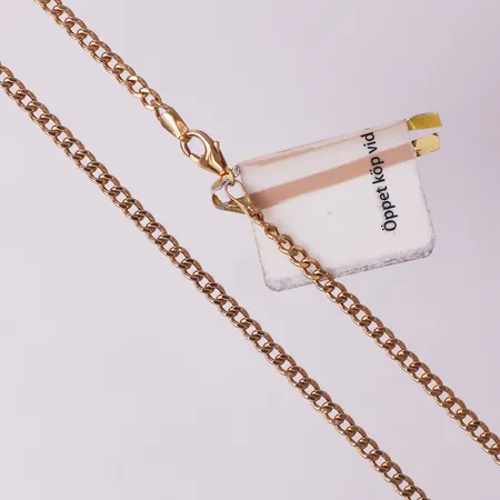 Kedja Pansar längd 45cm, bredd 3mm GHA 18K Vikt: 4,5 g