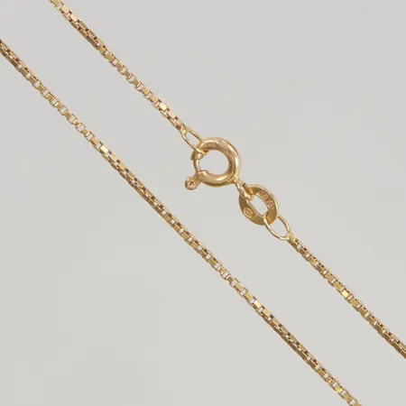 Kedja 35cm bredd:1mm Venezia 18K 2,6g.