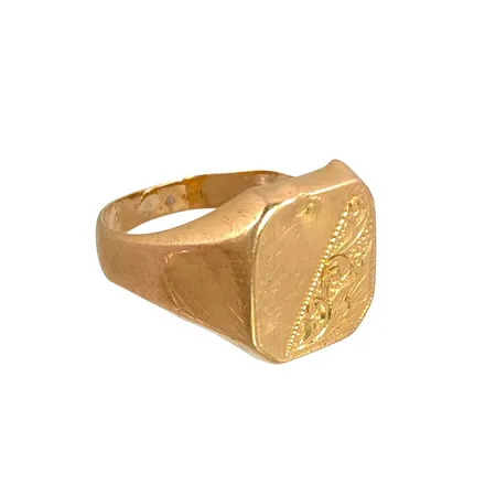 Klackring, defekt, 18K guld, 3,7g Vikt: 3,7 g