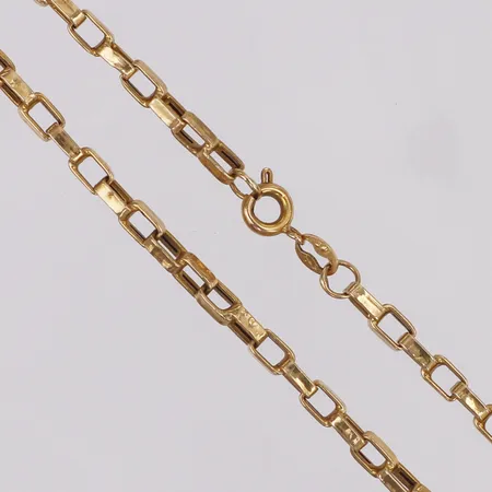 Kedja ankar längd ca 54,5cm bredd 3mm, 18K Vikt: 7,3 g