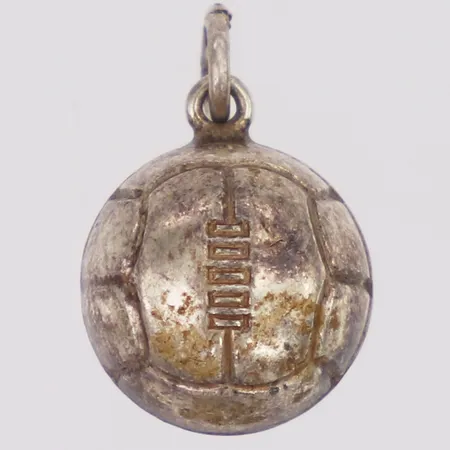 Hänge fotboll längd 12mm bredd 1mm silver 925/1000 Vikt: 0,8 g
