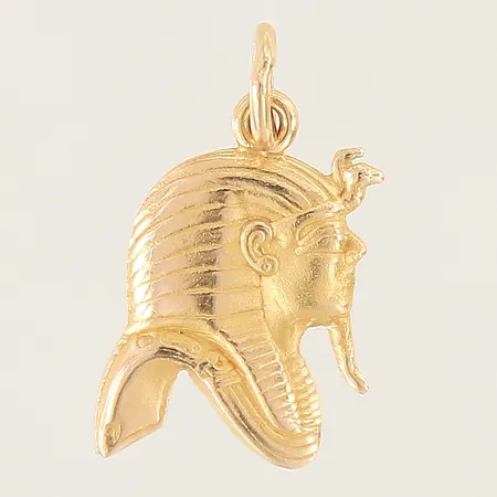 Hänge motiv av Farao 20x10mm utländsk stämpel 18K Vikt: 1,2 g