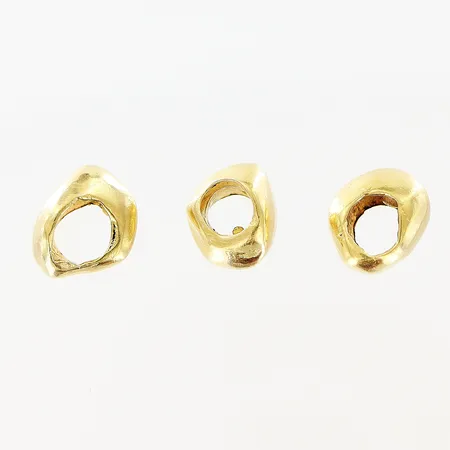 3 bitar guld 18K Vikt: 5,1 g