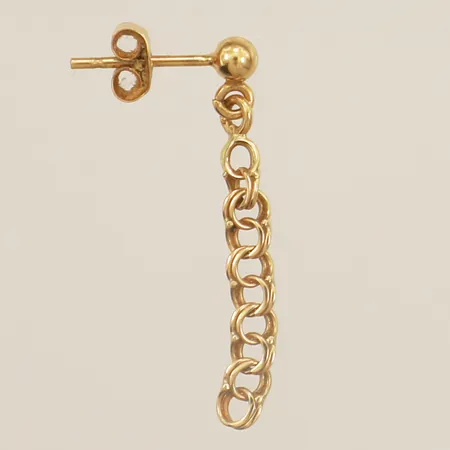 Ett udda örhängen Bismarck 25x3mm 18K Vikt: 0,6 g