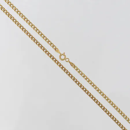 Kedja Pansar längd 57cm bredd ca 3mm 18K Vikt: 5,4 g