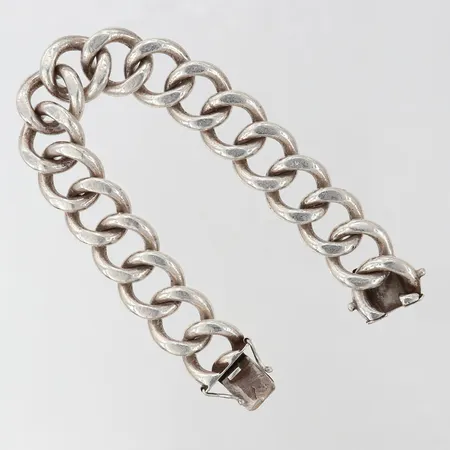 Armband Pansar längd 20cm bredd 17mm Silver 830/1000. Vikt: 92,3 g