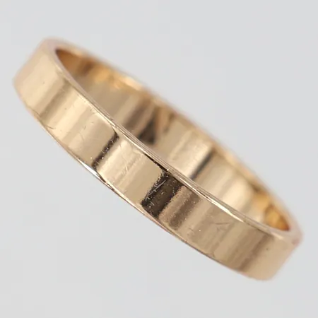 Ring slät stl:17 bredd 3,2mm ostämplat 8K. Vikt: 1,5 g